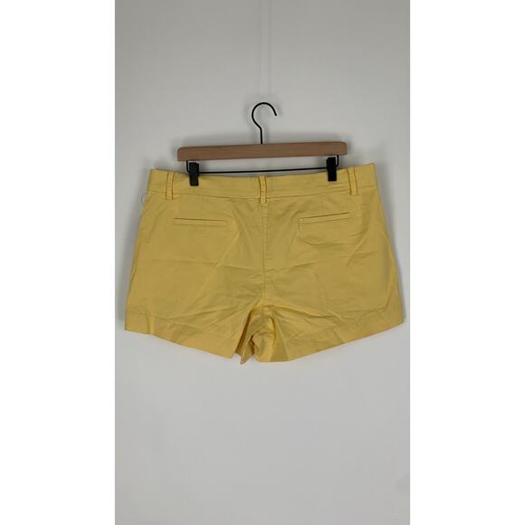 Nautica Womens Yellow Sundial Stretch Twill Slash Pocket Shorts Size 16 NWT - Picture 5 of 10